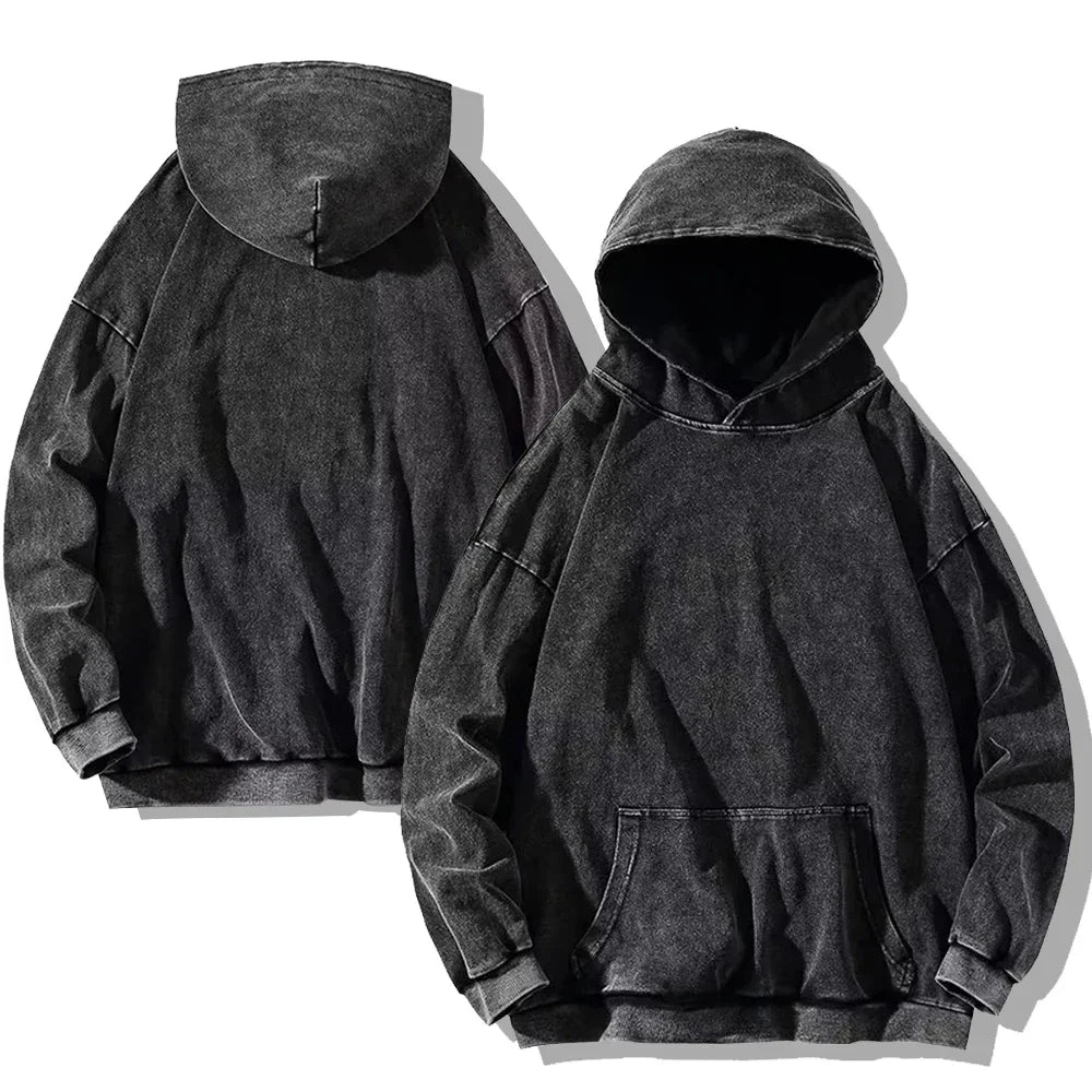 Vintage Washed Y2K Hoodie